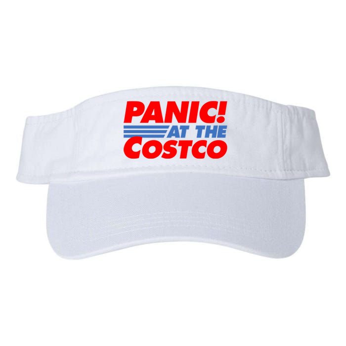 Panic At The Costco Funny Meme Valucap Bio-Washed Visor