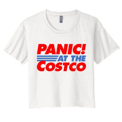 Panic At The Costco Funny Meme Crop Top