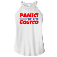 Panic At The Costco Funny Meme Women's Perfect Tri Rocker Tank