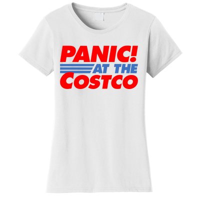 Panic At The Costco Funny Meme Women's T-Shirt