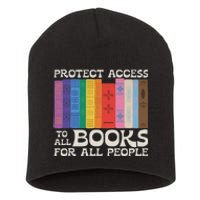 Protect Access To All Books For All People Funny Book Lover Short Acrylic Beanie