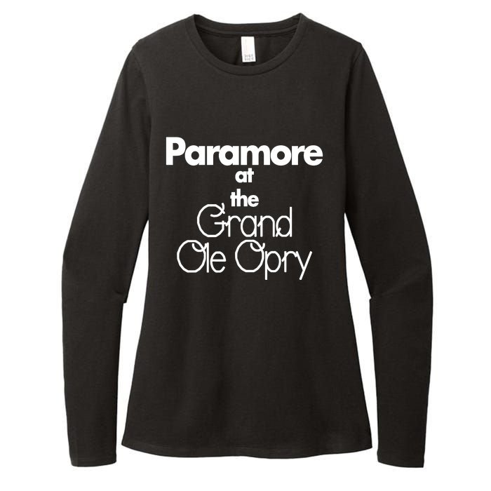 P.A.R.A.M.O.R.E At The Grand Ole Opry. Womens CVC Long Sleeve Shirt