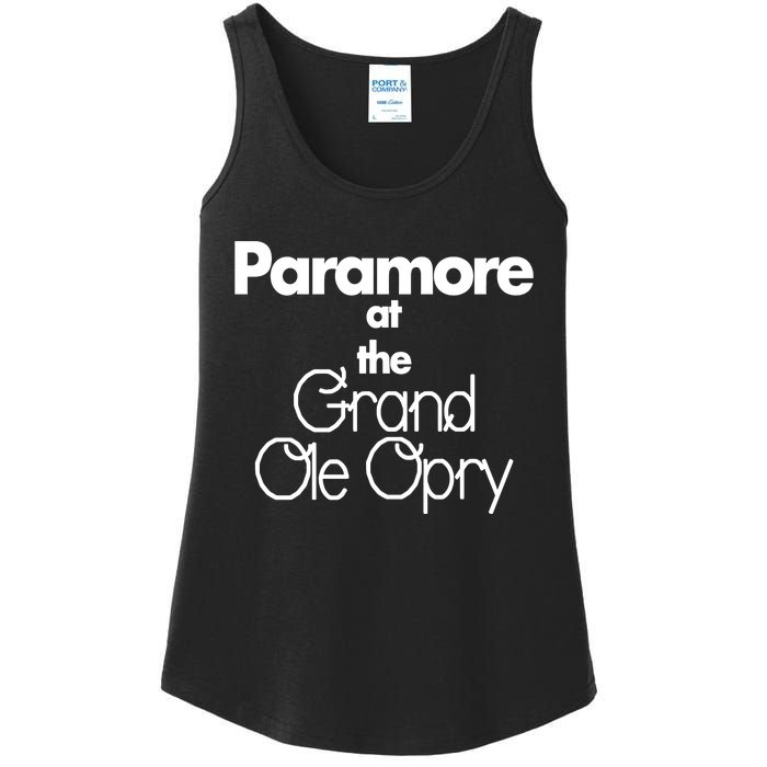 P.A.R.A.M.O.R.E At The Grand Ole Opry. Ladies Essential Tank