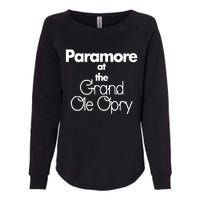 P.A.R.A.M.O.R.E At The Grand Ole Opry. Womens California Wash Sweatshirt