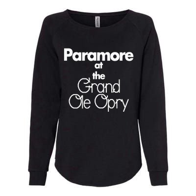 P.A.R.A.M.O.R.E At The Grand Ole Opry. Womens California Wash Sweatshirt