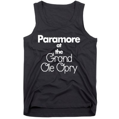 P.A.R.A.M.O.R.E At The Grand Ole Opry. Tank Top