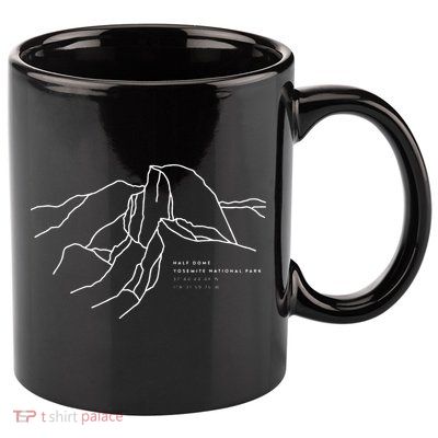 Places Around The World Half Dome Yosemite National Park 11oz C Handle Ceramic Mug