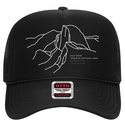 Places Around The World Half Dome Yosemite National Park Trucker Hat