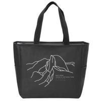Places Around The World Half Dome Yosemite National Park Zip Tote Bag