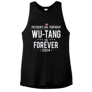 Presidents Are Temporary W.U.T.A.N.G Is Forever 2024 Ladies PosiCharge Tri-Blend Wicking Tank