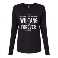 Presidents Are Temporary W.U.T.A.N.G Is Forever 2024 Womens Cotton Relaxed Long Sleeve T-Shirt