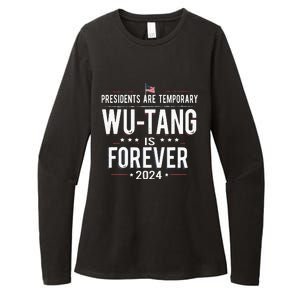 Presidents Are Temporary W.U.T.A.N.G Is Forever 2024 Womens CVC Long Sleeve Shirt