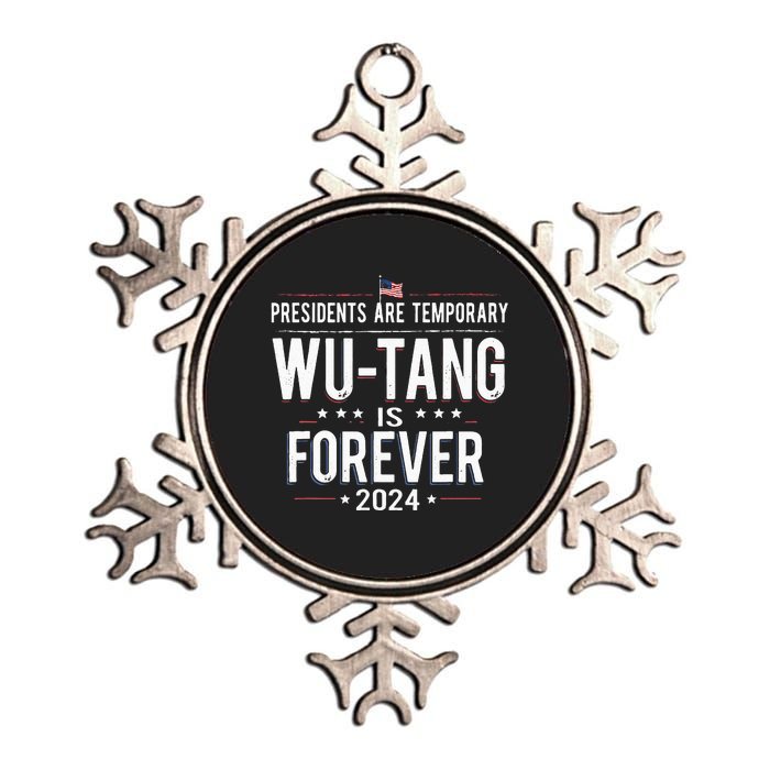 Presidents Are Temporary W.U.T.A.N.G Is Forever 2024 Metallic Star Ornament