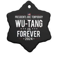 Presidents Are Temporary W.U.T.A.N.G Is Forever 2024 Ceramic Star Ornament