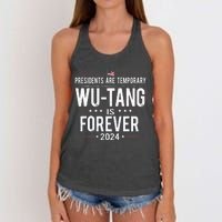 Presidents Are Temporary W.U.T.A.N.G Is Forever 2024 Women's Knotted Racerback Tank