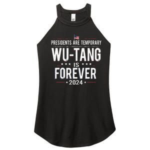 Presidents Are Temporary W.U.T.A.N.G Is Forever 2024 Women's Perfect Tri Rocker Tank