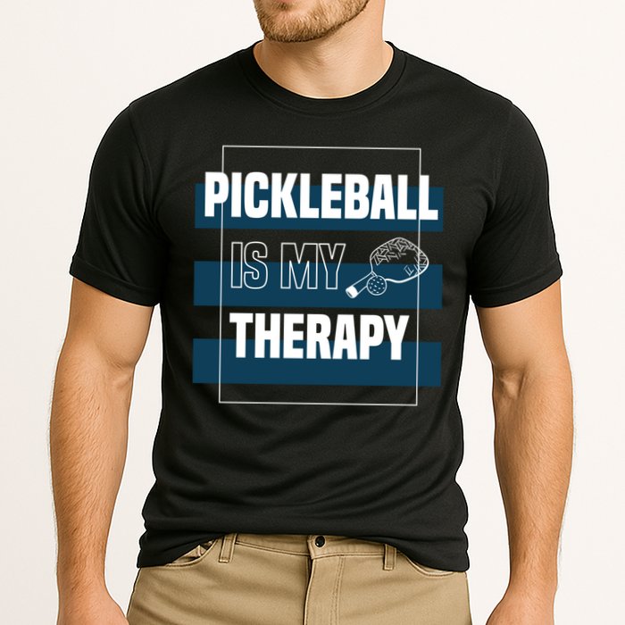 Pickleball As Therapy Hobby Sports Dinking Gift Performance Shirt