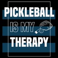 Pickleball As Therapy Hobby Sports Dinking Gift Impact Tech Backpack