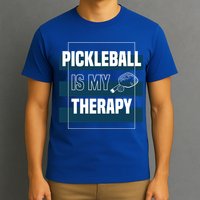 Pickleball As Therapy Hobby Sports Dinking Gift T-Shirt