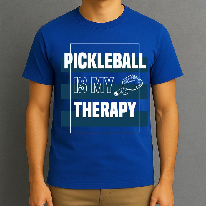 Pickleball As Therapy Hobby Sports Dinking Gift T-Shirt