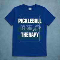 Pickleball As Therapy Hobby Sports Dinking Gift T-Shirt