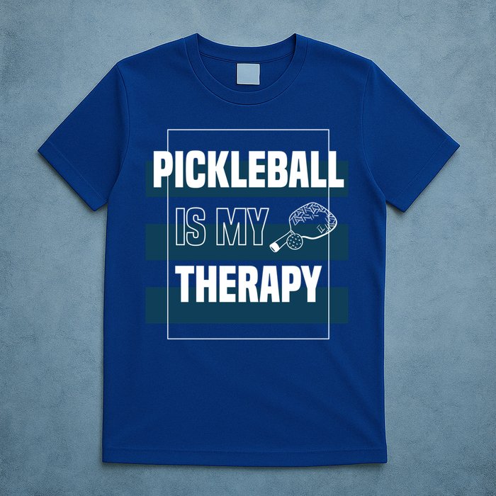 Pickleball As Therapy Hobby Sports Dinking Gift T-Shirt