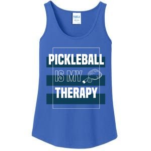 Pickleball As Therapy Hobby Sports Dinking Gift Ladies Essential Tank