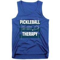 Pickleball As Therapy Hobby Sports Dinking Gift Tank Top