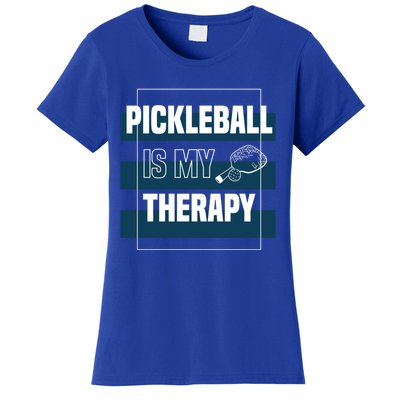 Pickleball As Therapy Hobby Sports Dinking Gift Women's T-Shirt