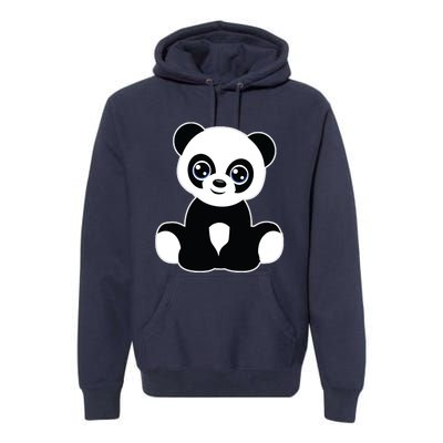 Panda Art Tween Cute Love Pandas Graphic Premium Hoodie