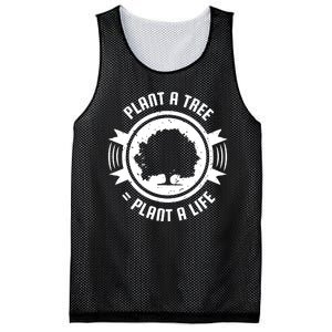 Plant A Tree Plant A Life Mesh Reversible Basketball Jersey Tank