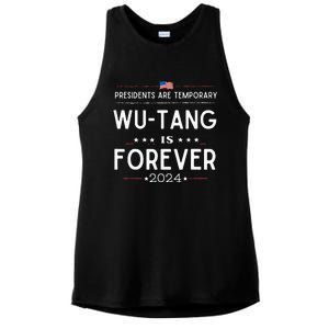 Presidents Are Temporary W.U.T.A.N.G Is Forever 2024 Ladies PosiCharge Tri-Blend Wicking Tank