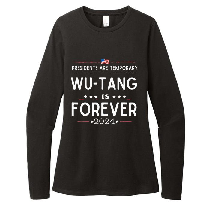 Presidents Are Temporary W.U.T.A.N.G Is Forever 2024 Womens CVC Long Sleeve Shirt