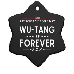 Presidents Are Temporary W.U.T.A.N.G Is Forever 2024 Ceramic Star Ornament