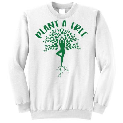 Plant A Tree Yoga Meditation Lover Namaste Yogi Tree Pose Sweatshirt