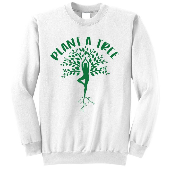 Plant A Tree Yoga Meditation Lover Namaste Yogi Tree Pose Sweatshirt