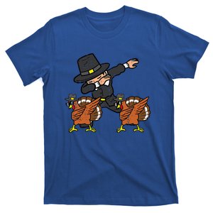 Pilgrim And Turkey Dab Thanksgiving Dance T-Shirt