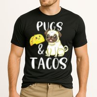 Pugs And Tacos Funny Pug And Tacos Gift Funny Dog Lover Cooling Performance Crew T-Shirt