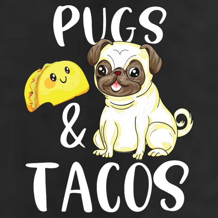 Pugs And Tacos Funny Pug And Tacos Gift Funny Dog Lover 11oz C Handle Ceramic Mug