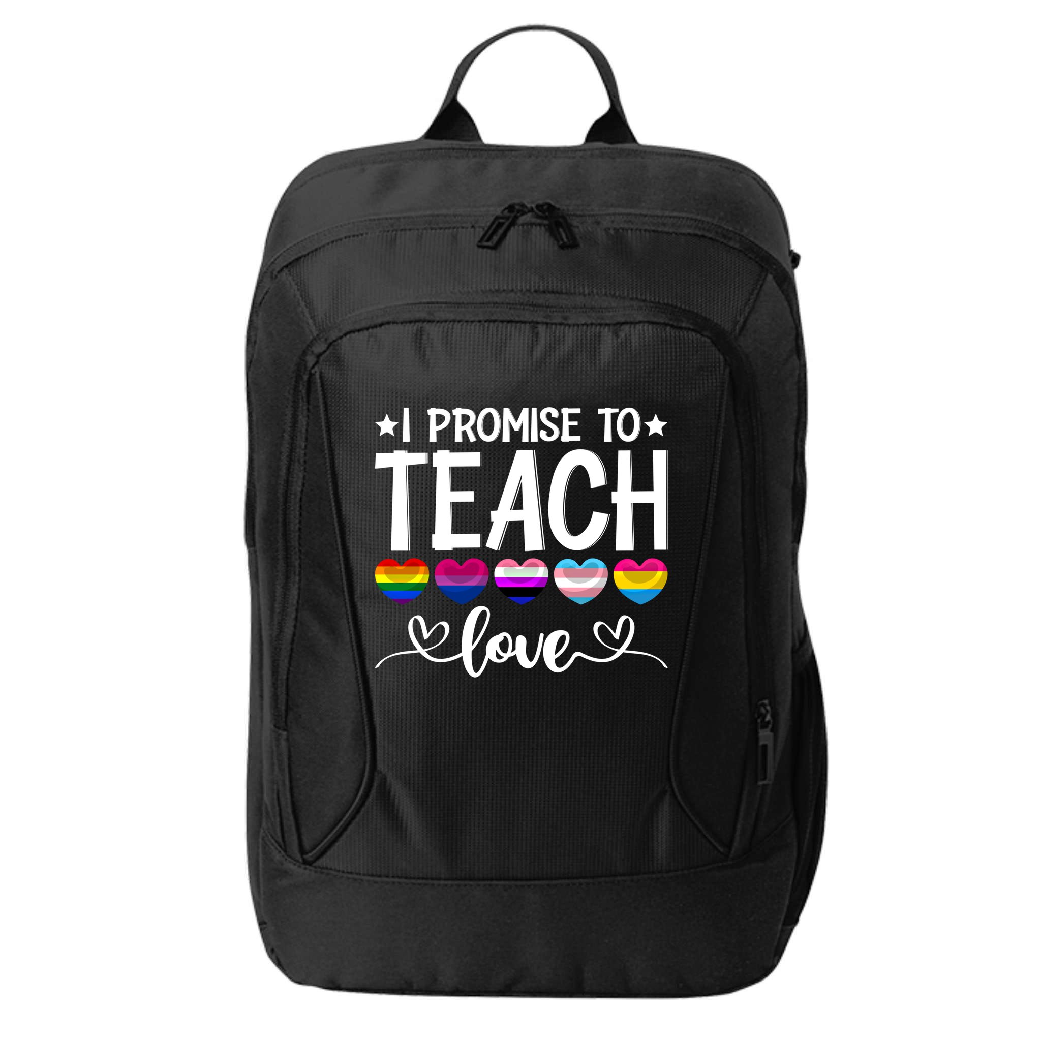 Proud Allies Teacher Promise To Teach Lgbtmeaningful Giftq Pride Love Great Gift City Backpack