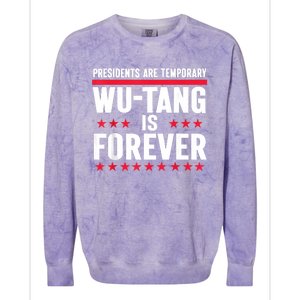 Presidents Are Temporary Is Forever 2024 Colorblast Crewneck Sweatshirt