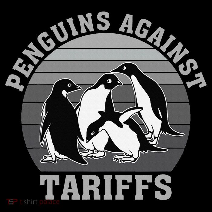Penguins Against Tariffs Anti Tariffs Funny Penguins Wool Snapback Cap