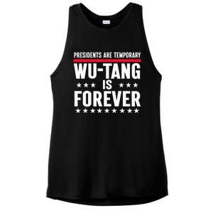 Presidents Are Temporary W.U.T.A.N.G Is Forever 2024 Funny Blue Ladies PosiCharge Tri-Blend Wicking Tank