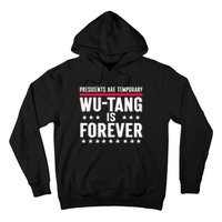 Presidents Are Temporary W.U.T.A.N.G Is Forever 2024 Funny Blue Hoodie