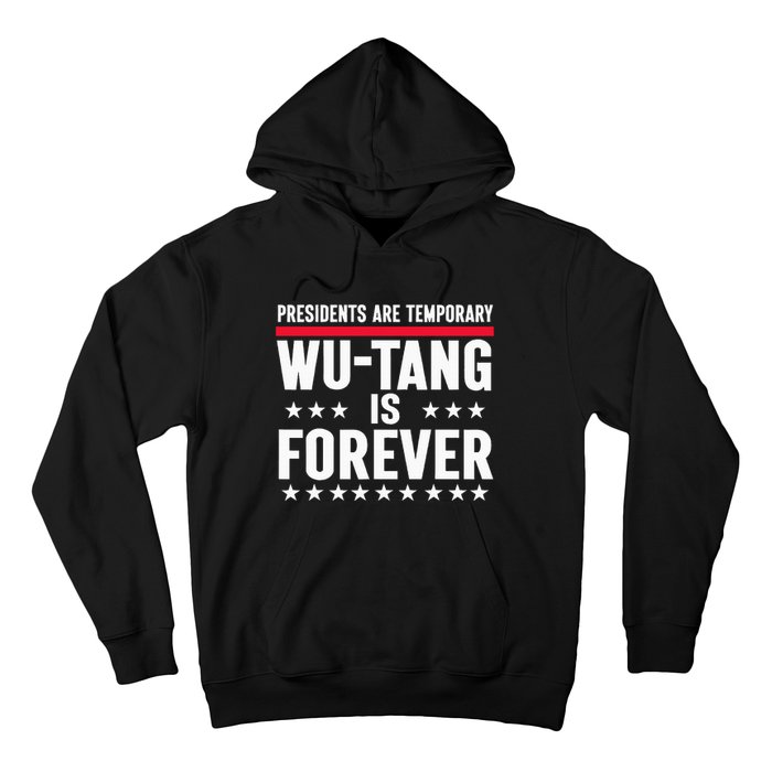 Presidents Are Temporary W.U.T.A.N.G Is Forever 2024 Funny Blue Hoodie