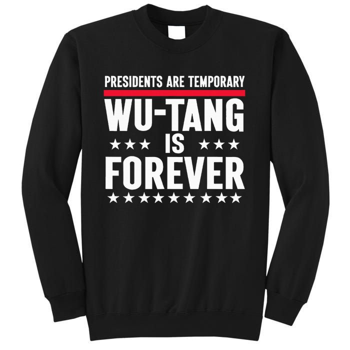 Presidents Are Temporary W.U.T.A.N.G Is Forever 2024 Funny Blue Sweatshirt