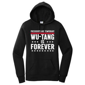 Presidents Are Temporary W.U.T.A.N.G Is Forever 2024 Funny Blue Women's Pullover Hoodie