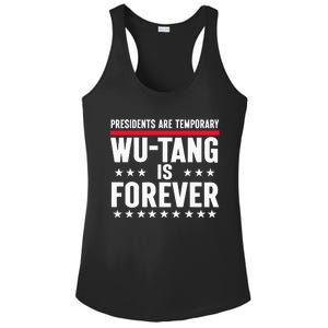 Presidents Are Temporary W.U.T.A.N.G Is Forever 2024 Funny Blue Ladies PosiCharge Competitor Racerback Tank