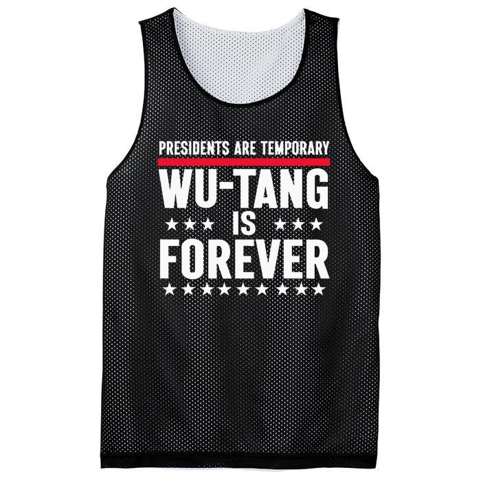 Presidents Are Temporary W.U.T.A.N.G Is Forever 2024 Funny Blue Mesh Reversible Basketball Jersey Tank