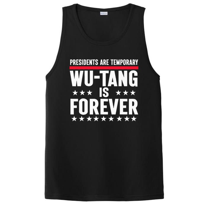 Presidents Are Temporary W.U.T.A.N.G Is Forever 2024 Funny Blue PosiCharge Competitor Tank